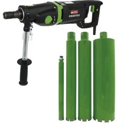 Eibenstock Carotteuse Béton 10.093.31A1 Carotteuse ETN 162/3 2200 W - Jusqu'à 162 Mm Dans Le Béton Avec Foret D'épaisseur 31/61/81/131mm