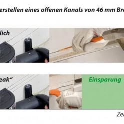 Eibenstock Rainureuse Béton 10.098.35 EMF180.2 Machine à Tapisser Sèche 180 Mm + 2 Lames De Scie -Pierre & Béton Soldes Magasin 10 098 35 emf180 2 machine a tapisser seche 180 mm 2 lames de scie 2