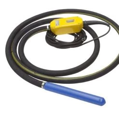 Lievers Aiguille Vibrante 131EL572301K LHF-E Vibrateur De Poker à Haute Fréquence 57 Mm Bouteille Courte 340 Mm Avec Convertisseur Intégré 230 Volt