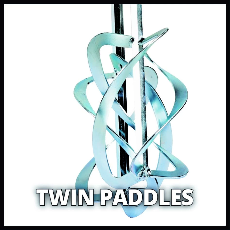 Einhell Malaxeur 4258561 TE-MX 1600-2 CE Mélangeur Double Pour Peinture/mortier 3 Einhell Malaxeur 4258561 TE-MX 1600-2 CE Mélangeur Double Pour Peinture/mortier