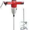 Flex-tools Malaxeur 495913 MXE1200 + WR2 140 Mélangeur 1200 Watt Avec 1 Vitesse Et Commutateur De Vitesse -Pierre & Béton Soldes Magasin 495913 mxe1200 wr2 140 melangeur 1200 watt avec 1 vitesse et commutateur de vitesse
