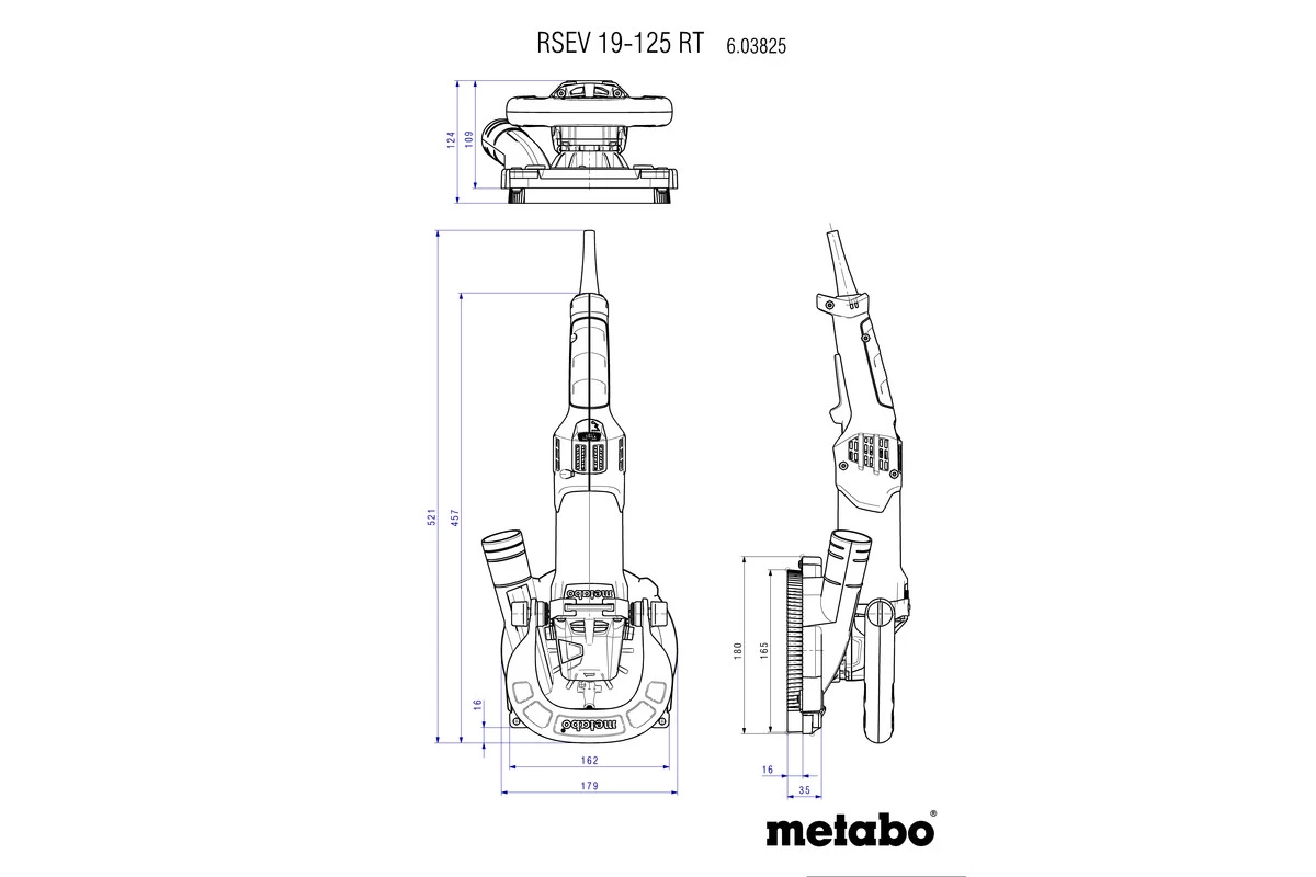 Metabo Traitement Des Sols Et Des Murs 603825720 RSEV 19-125 RT Meuleuse Diamantée De Rénovation + Disque Diamanté Abrasif 3 Metabo Traitement Des Sols Et Des Murs 603825720 RSEV 19-125 RT Meuleuse Diamantée De Rénovation + Disque Diamanté Abrasif