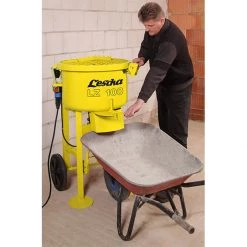 Lescha Bétonnière 61229 LZ100 Mélangeur Obligatoire 80 Ltr. -Pierre & Béton Soldes Magasin 61229 lz100 melangeur obligatoire 80 ltr 1 3