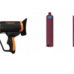 Clipper Carotteuse Béton 70184609194 CDM163 Foret Diamanté à Sec 15-160 Mm 1800 Watts + Foret Diamanté 32 Et 82 Mm