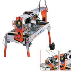 Rotec Coupe-carrelage/pierre 784.1020 Supreme 85S Table De Scie Diamantée 850 Mm, Y Compris La Lame De Scie