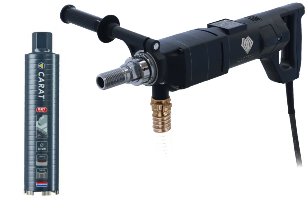 Carat Carotteuse Béton AMB2225A20 A-2225 Foret Diamanté Pour Béton Sec 2200 Watt + Foret Diamanté Béton Sec 62 X 300 Mm 3 Carat Carotteuse Béton AMB2225A20 A-2225 Foret Diamanté Pour Béton Sec 2200 Watt + Foret Diamanté Béton Sec 62 X 300 Mm