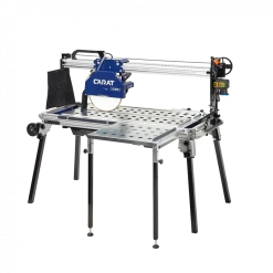 Carat Coupe-carrelage/pierre BP3510AK00 P-3510 Scie à Briques Laser + Table Latérale + Lame Diamantée 400 Volt !
