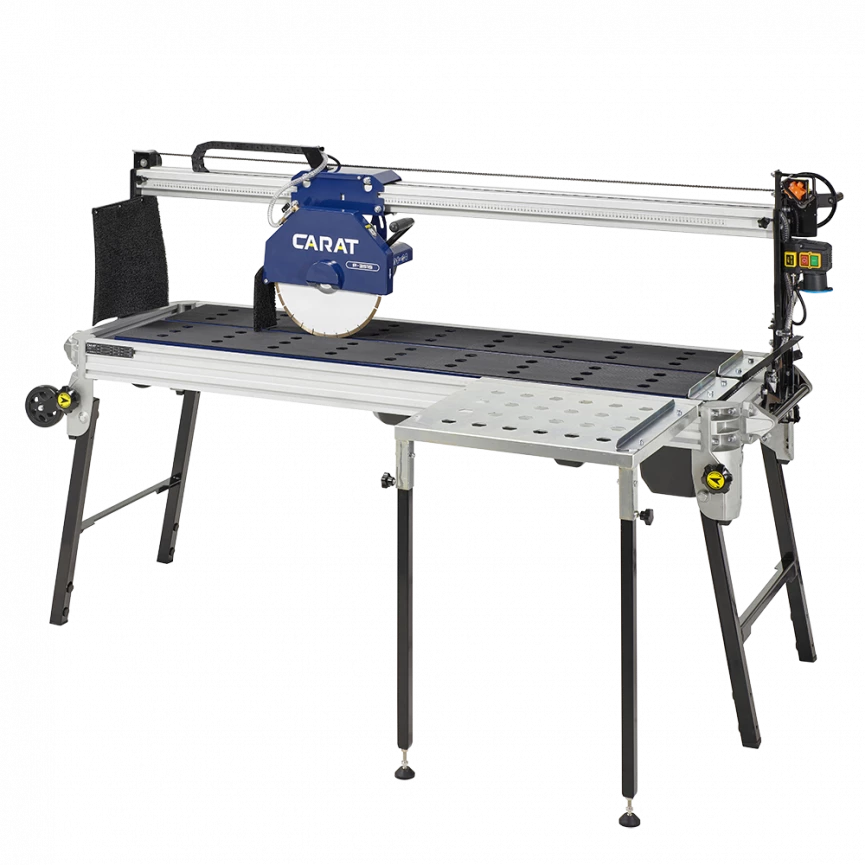 Carat Coupe-carrelage/pierre GP3515L000 P-3515 Scie à Briques Laser + Table Latérale + Lame Diamantée 230 Volt ! 3 Carat Coupe-carrelage/pierre GP3515L000 P-3515 Scie à Briques Laser + Table Latérale + Lame Diamantée 230 Volt !