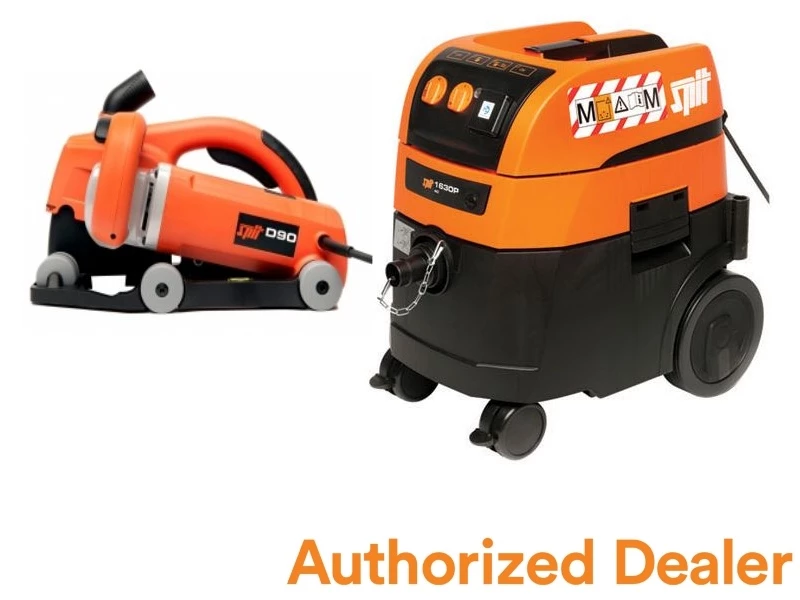 Spit Rainureuse Béton Scie Sauteuse D90 + Aspirateur AC1630P-M + 2 X Lames Diamantées 4 Spit Rainureuse Béton Scie Sauteuse D90 + Aspirateur AC1630P-M + 2 X Lames Diamantées – Image 2